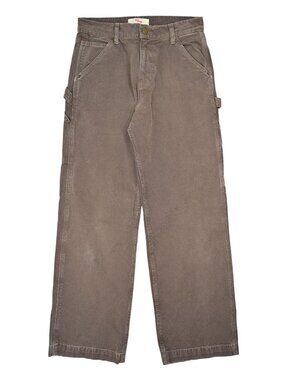 Cherry LA Wide Leg Carpenter Pant  in Brown